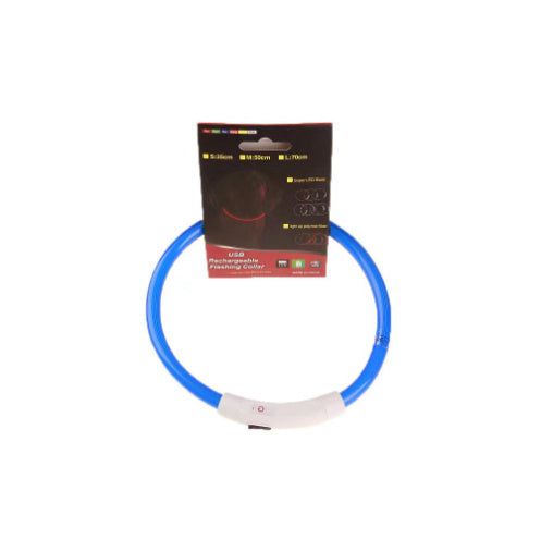 Collar Parpadeante para Mascotas – Hasta 500 m de Visibilidad por la Noche