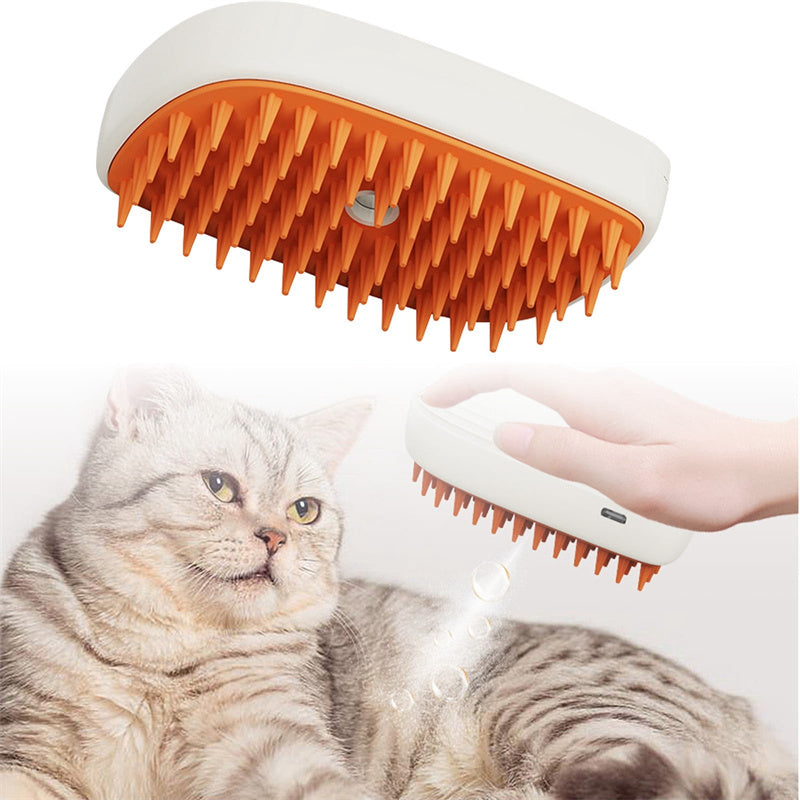 Smart Pet Comb – Steam, Spray & Soothing Massage
