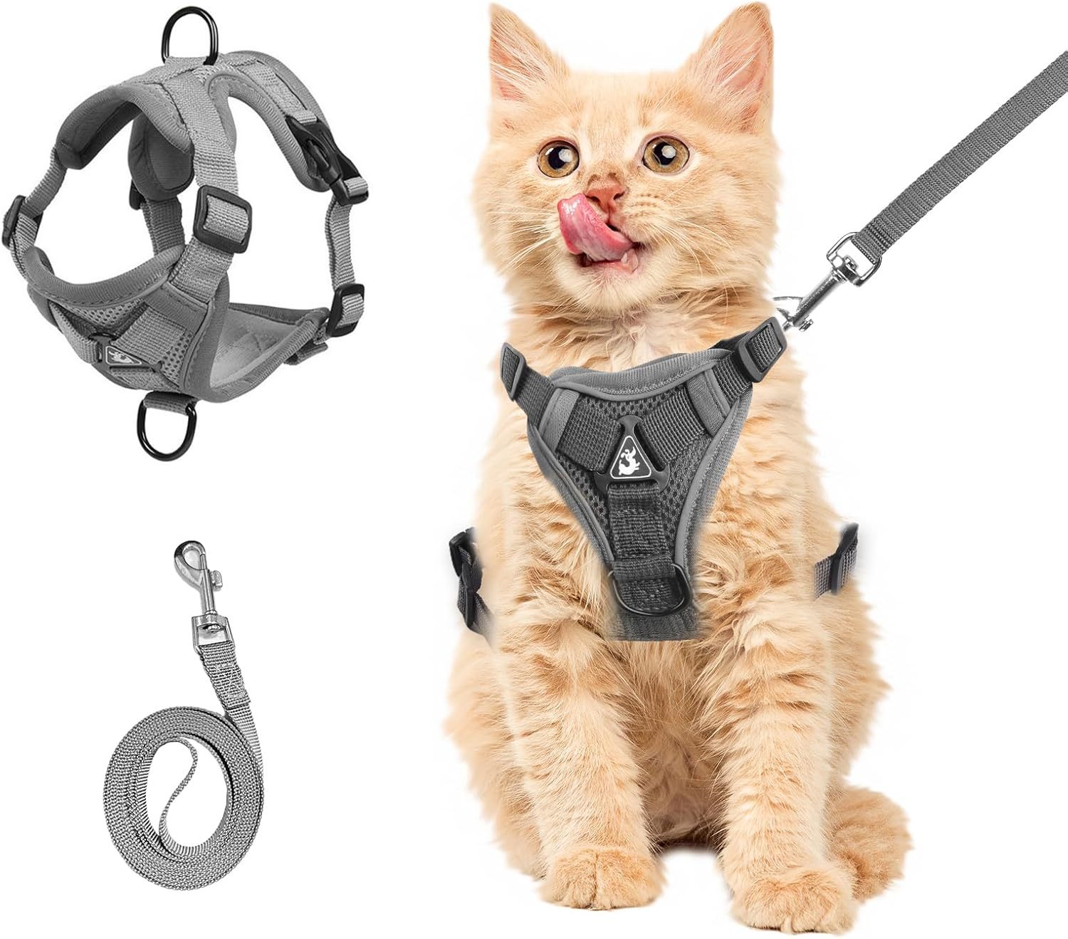 Arnés de Verano para Gatos – Ligero, Transpirable y Antifugas