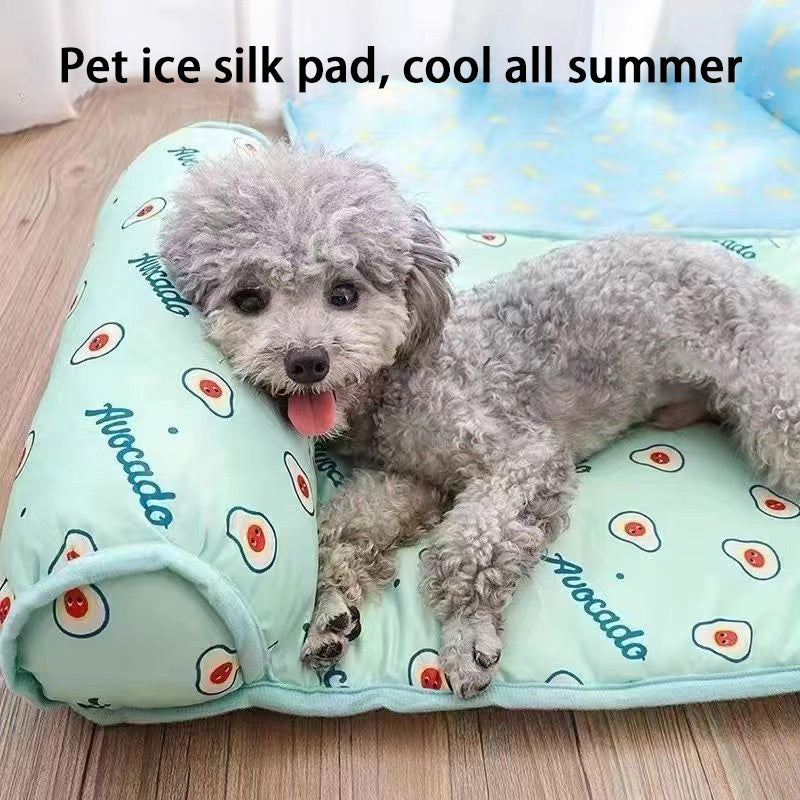 Cama Fresca para Perros Pequeños y Grandes – Ideal para Sofá, Piso o Cama