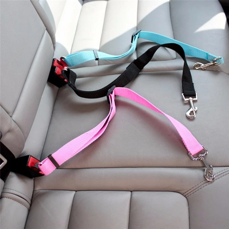 Correa de Seguridad Ajustable – Para Viajes Seguros en Auto con tu Mascota