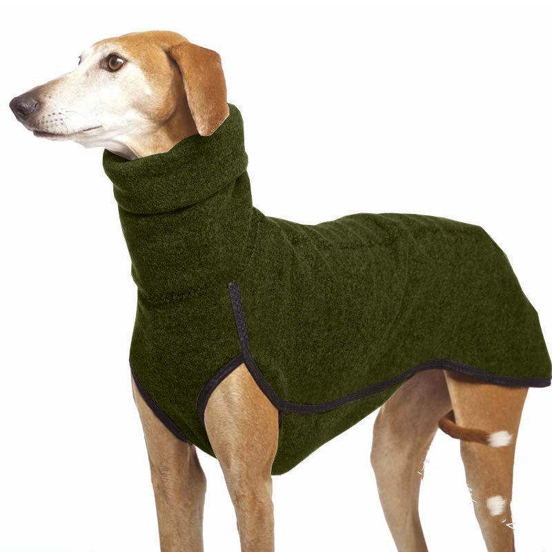 Ropa Invernal de Alta Protección – Abrigo Cómodo con Cuello Alto para Mascotas Activas