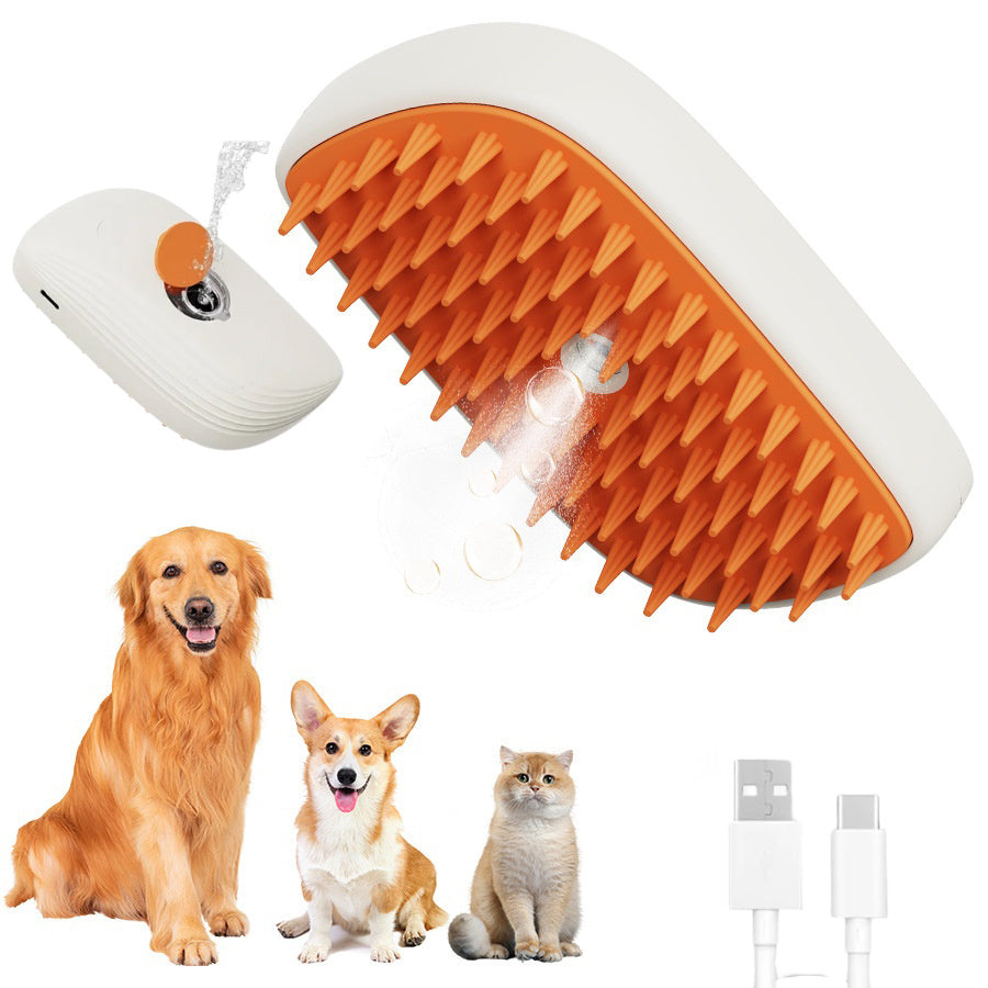Smart Pet Comb – Steam, Spray & Soothing Massage