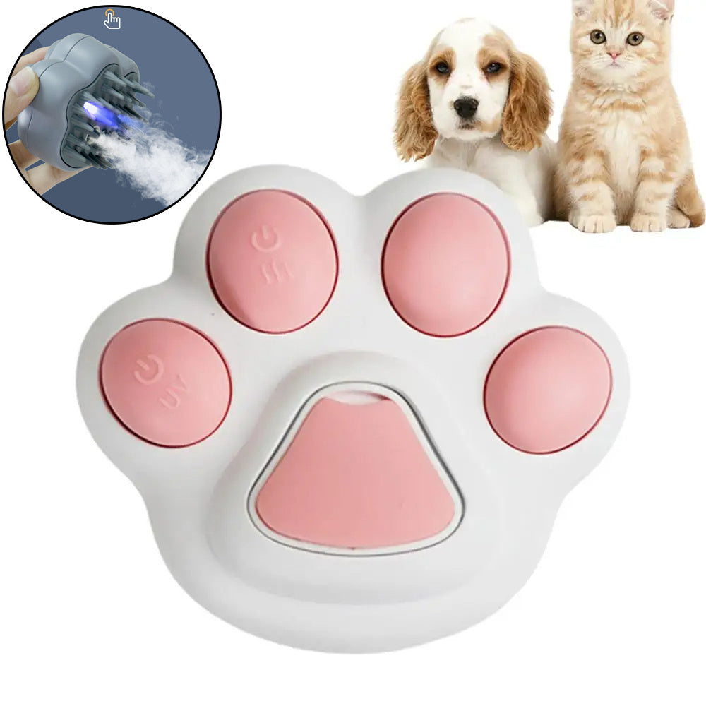 Pet Steam Grooming Comb – Massage & Hair Removal