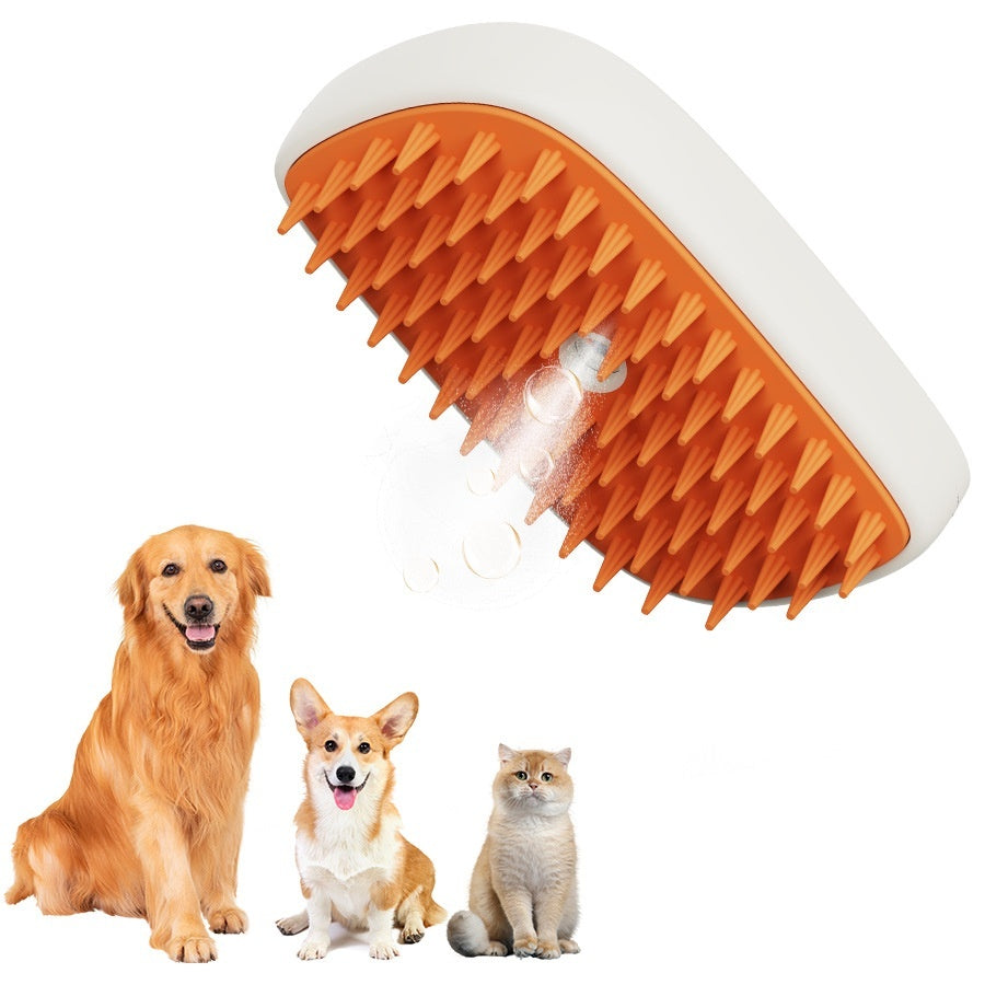 Smart Pet Comb – Steam, Spray & Soothing Massage