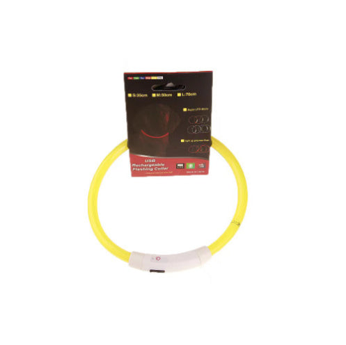Collar Parpadeante para Mascotas – Hasta 500 m de Visibilidad por la Noche