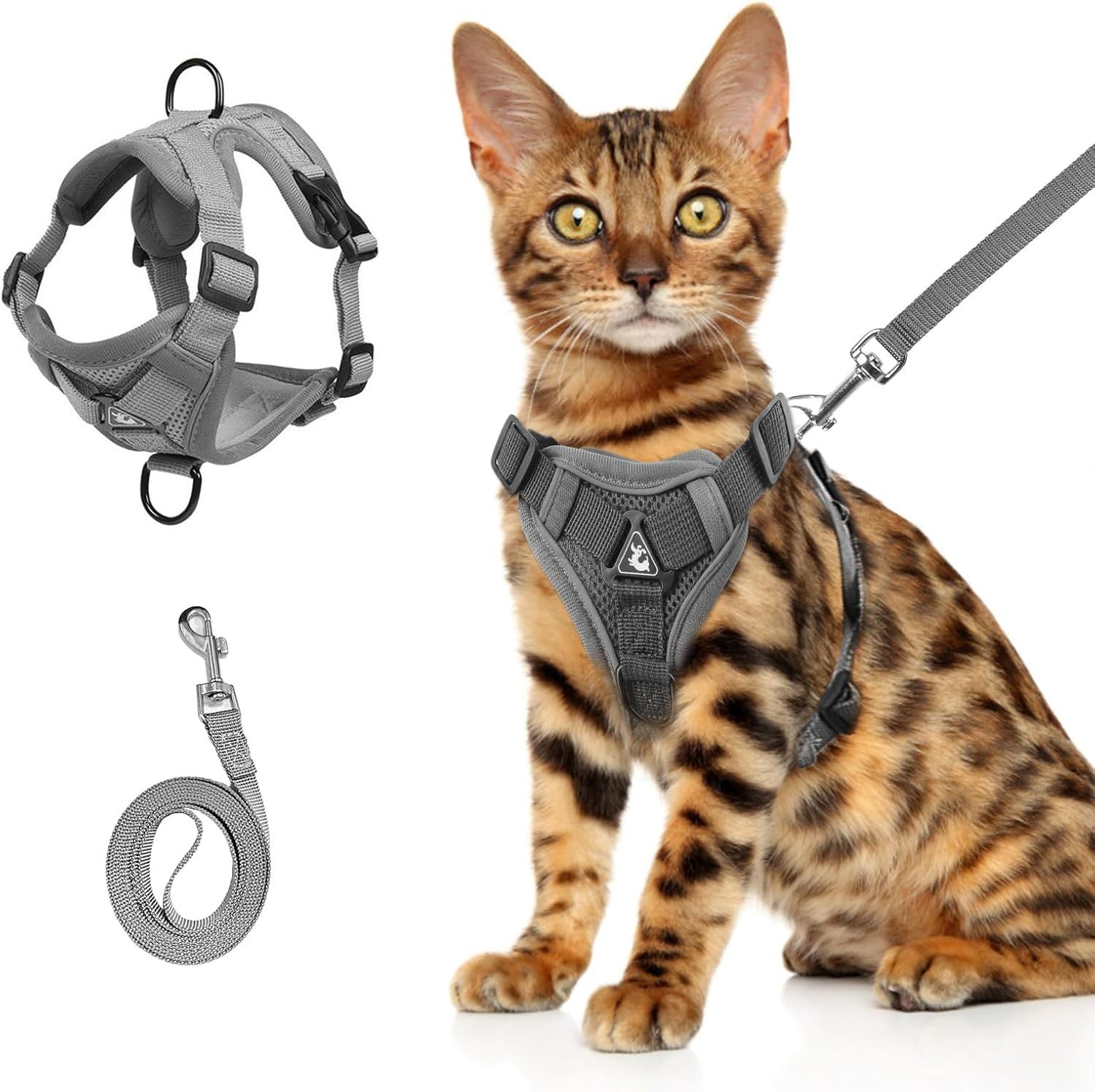 Arnés de Verano para Gatos – Ligero, Transpirable y Antifugas