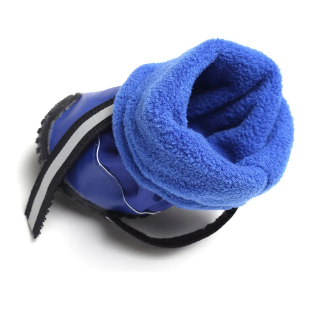 Medium Large Dog Shoes Waterproof Outdoor Winter Boots For Dog Booties Warm Long Non Slip Rain Shoes For Dog Zapatos Para Perro