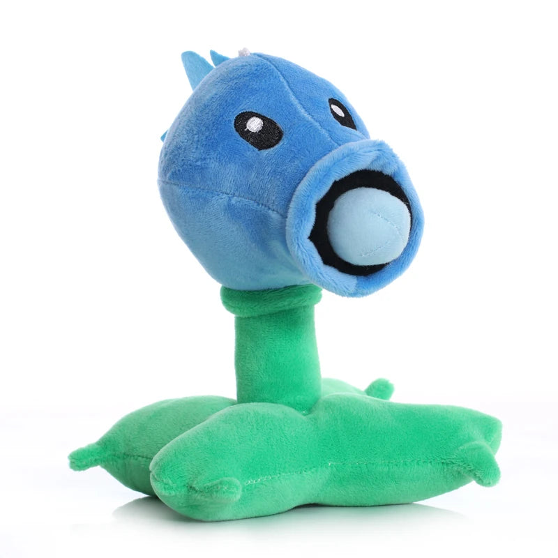 20cm Cartoon Anime Game Plants VS Zombies Stuffed Toys Pendants Peashooter Snow Pea Repeater Threepeater Gatling Pea Kids Gift