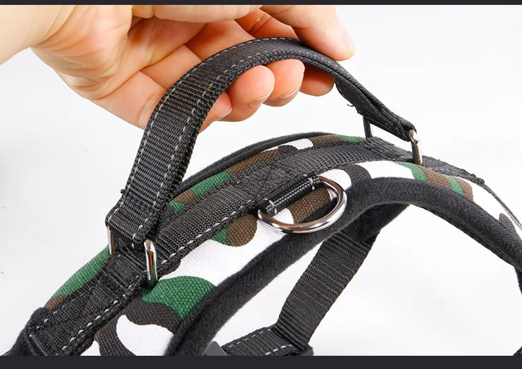 Manufacturer Wholesale Reflective Breathable Multi-design Big Pet Dog Harness