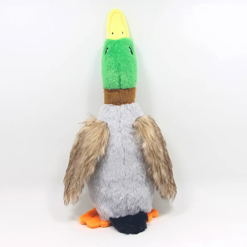 Cute Plush Duck Dogs Squeak Toys Funny Pet Play Intereactive Chew Toy