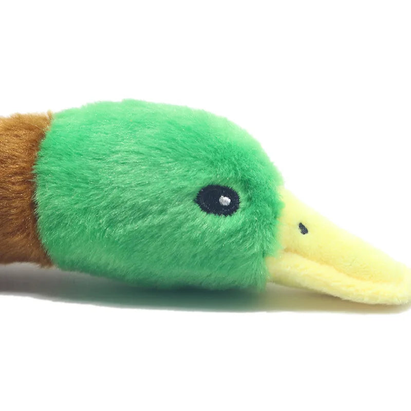 Cute Plush Duck Dogs Squeak Toys Funny Pet Play Intereactive Chew Toy