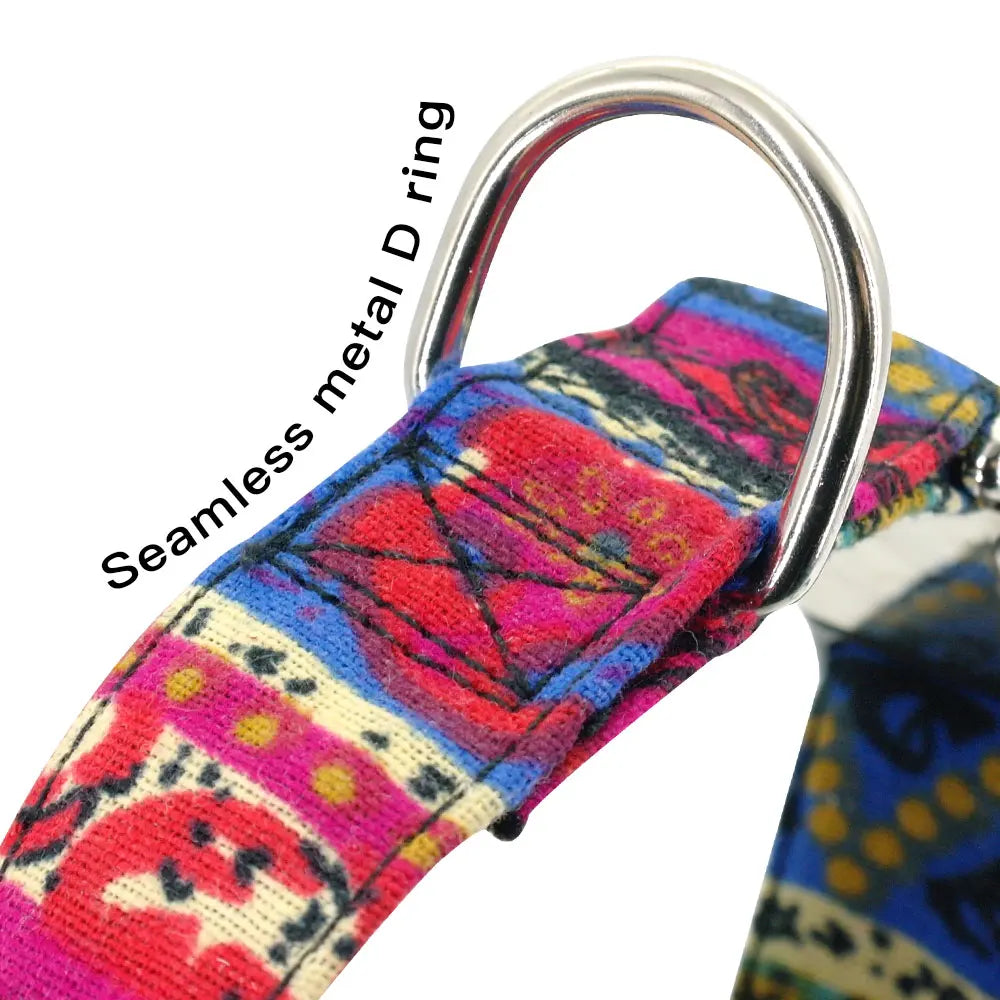 Personalized Dog Accessories Collar Nylon Printed Pet Puppy Collar Dog ID Collars Free Engraved ID for Small Medium Large Dogs