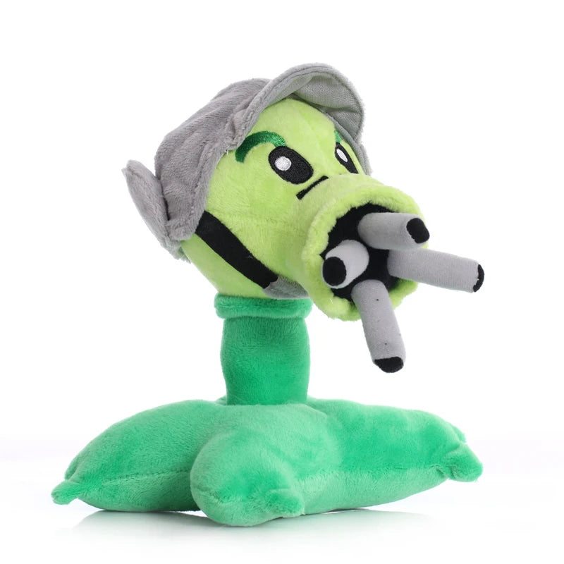 20cm Cartoon Anime Game Plants VS Zombies Stuffed Toys Pendants Peashooter Snow Pea Repeater Threepeater Gatling Pea Kids Gift