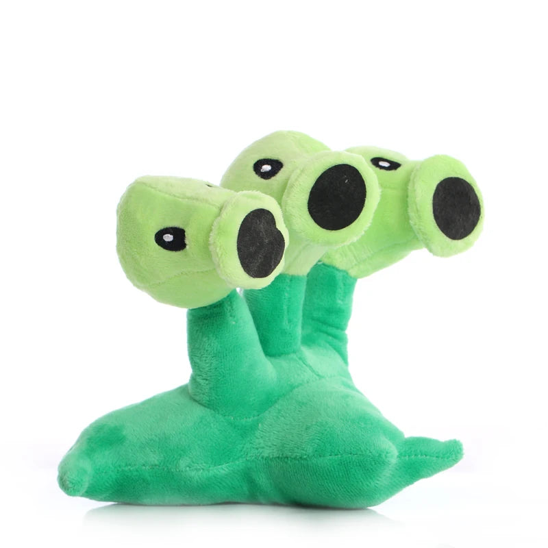 20cm Cartoon Anime Game Plants VS Zombies Stuffed Toys Pendants Peashooter Snow Pea Repeater Threepeater Gatling Pea Kids Gift