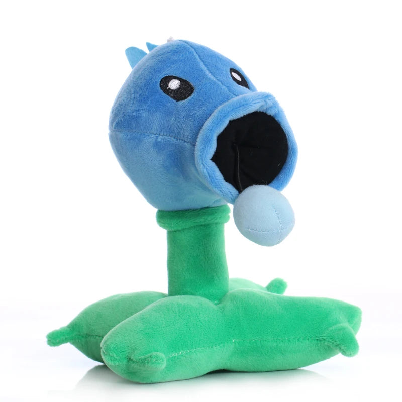 20cm Cartoon Anime Game Plants VS Zombies Stuffed Toys Pendants Peashooter Snow Pea Repeater Threepeater Gatling Pea Kids Gift