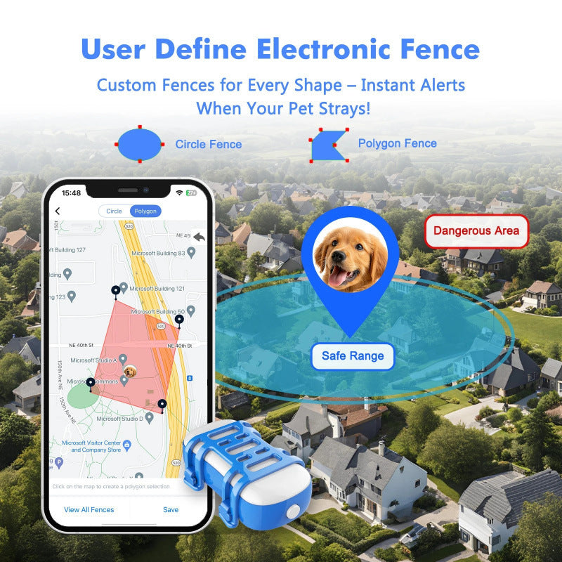 GPS Premium para Mascotas – Rastreo en Tiempo Real, Cobertura Mundial y Alertas Inteligentes
