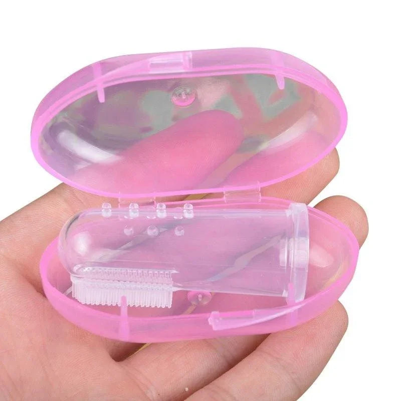 Cepillo Dental de Silicona para Perros y Gatos – Limpieza Suave con el Dedo