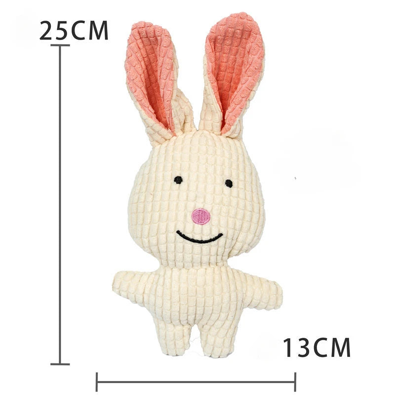 Plush Companion Sleeping Duck Dog Toys for Small Large Dogs Bite Resistant Teeth Grinding Sound Relief Duck Sound Toy