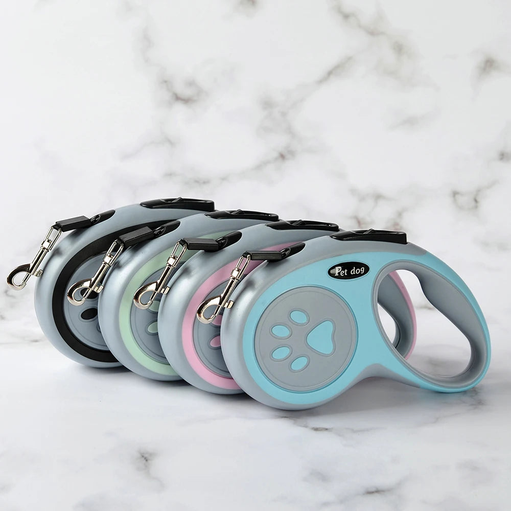 3/5M Dog Leash For Small Medium Large Dogs Cat Puppy Lead Extending Automatic Retractable Outdoor Walking Pet Labrador Supplies