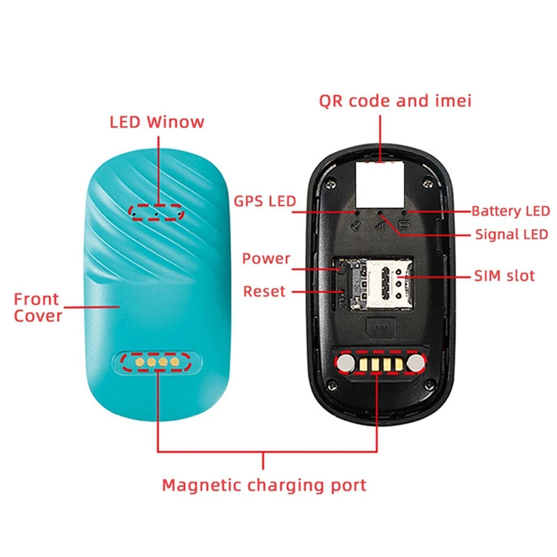 G51 2/4G GPS Tracker Waterproof Anti-Lost Locator Smart Collar Find Device Ringing Remote Control APP For Dog