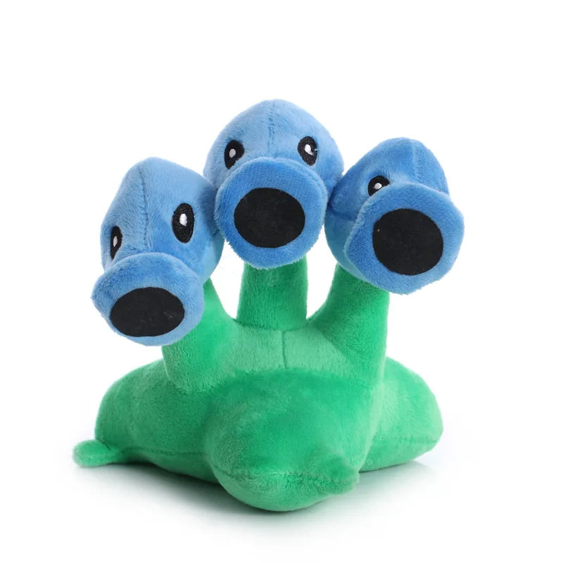 20cm Cartoon Anime Game Plants VS Zombies Stuffed Toys Pendants Peashooter Snow Pea Repeater Threepeater Gatling Pea Kids Gift
