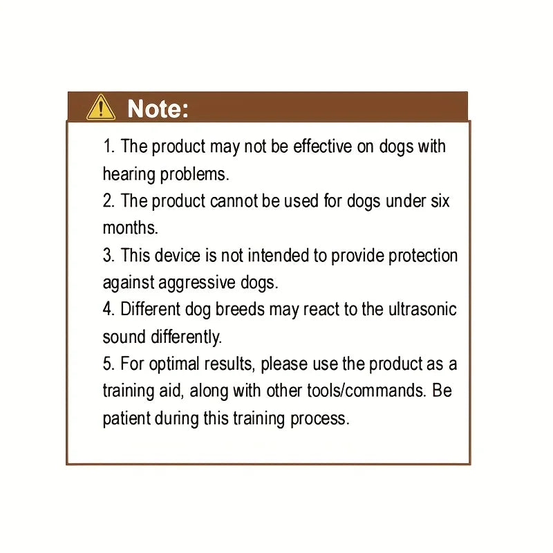 Anti-barking device, ultrasonic 3-in-1 dog barking deterrent device, 3 frequency dog training and barking control