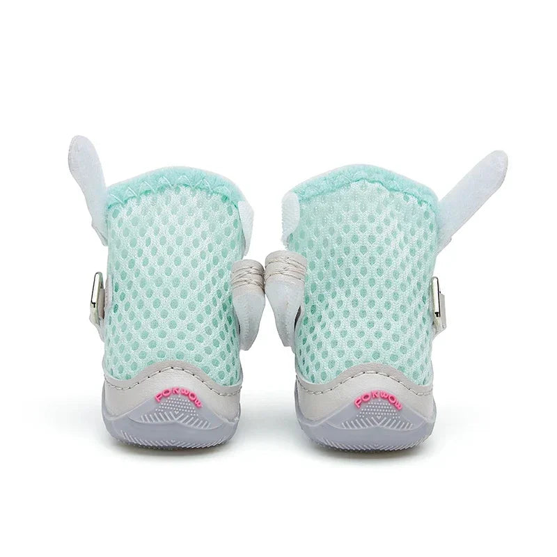 Spring/summer Dog Shoes Breathable Soft Pet Boots Yorkshire Terrier Pomeranian Puppy Shoes Dogs Accessories Zapatos Para Perro