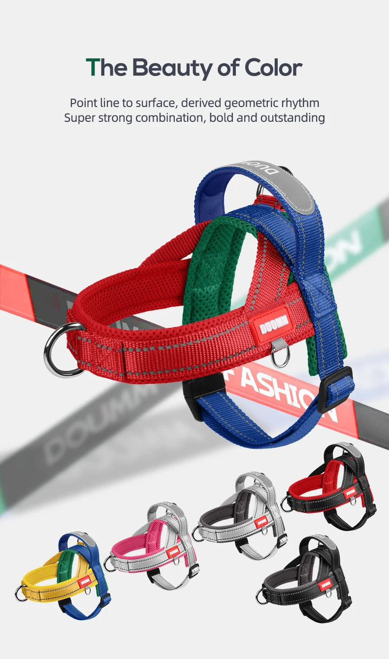 NEW Dogs Harness Saddle-type Pet Chest Strap for Small Medium Large Dogs Harnesses Puppy Collar Outdoor Walking Dogs Supplies