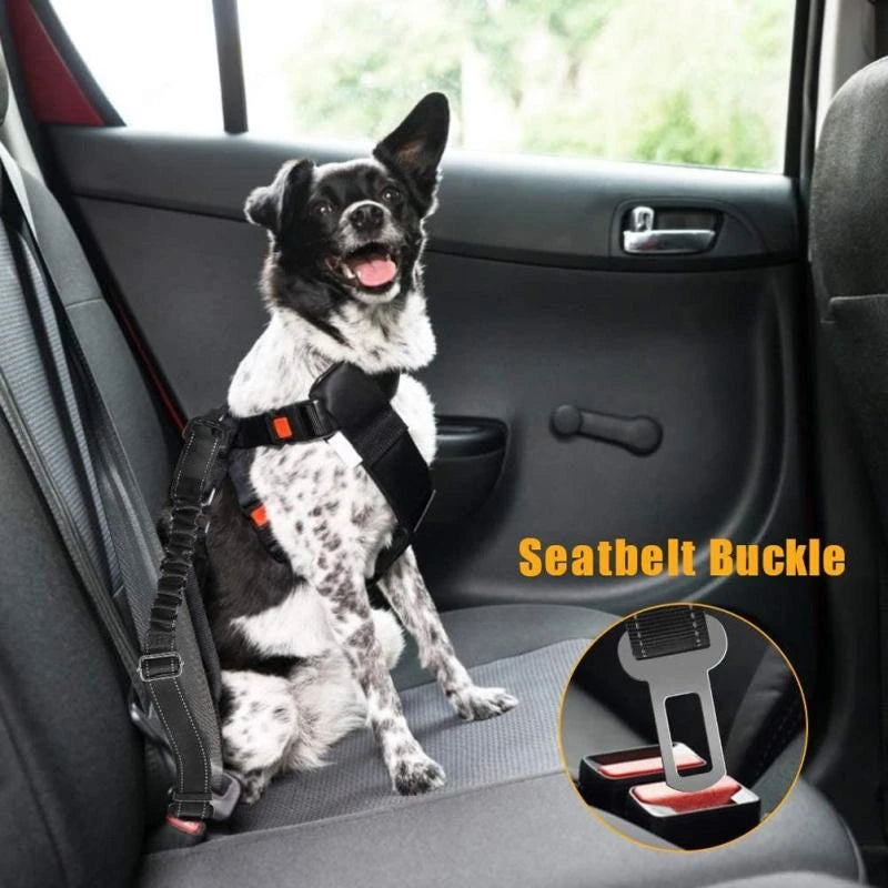 Adjustable Pet Dog Car Seat Belt  Safety Leash Vehicle Belts Reflective Nylon Rope Harness Dog Accessories for Small Large Dogs