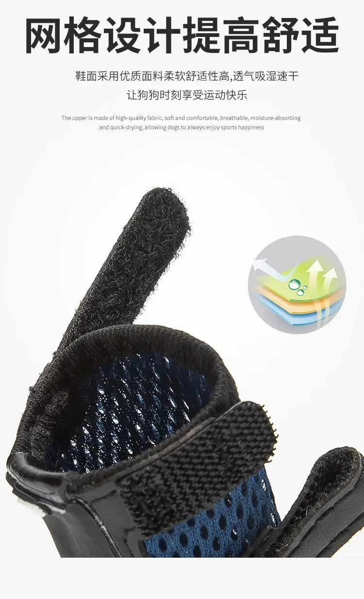 Spring/summer Dog Shoes Breathable Soft Pet Boots Yorkshire Terrier Pomeranian Puppy Shoes Dogs Accessories Zapatos Para Perro