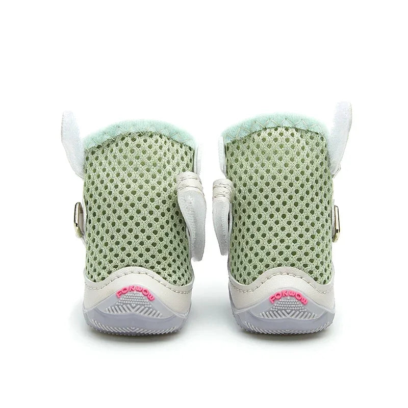 Spring/summer Dog Shoes Breathable Soft Pet Boots Yorkshire Terrier Pomeranian Puppy Shoes Dogs Accessories Zapatos Para Perro