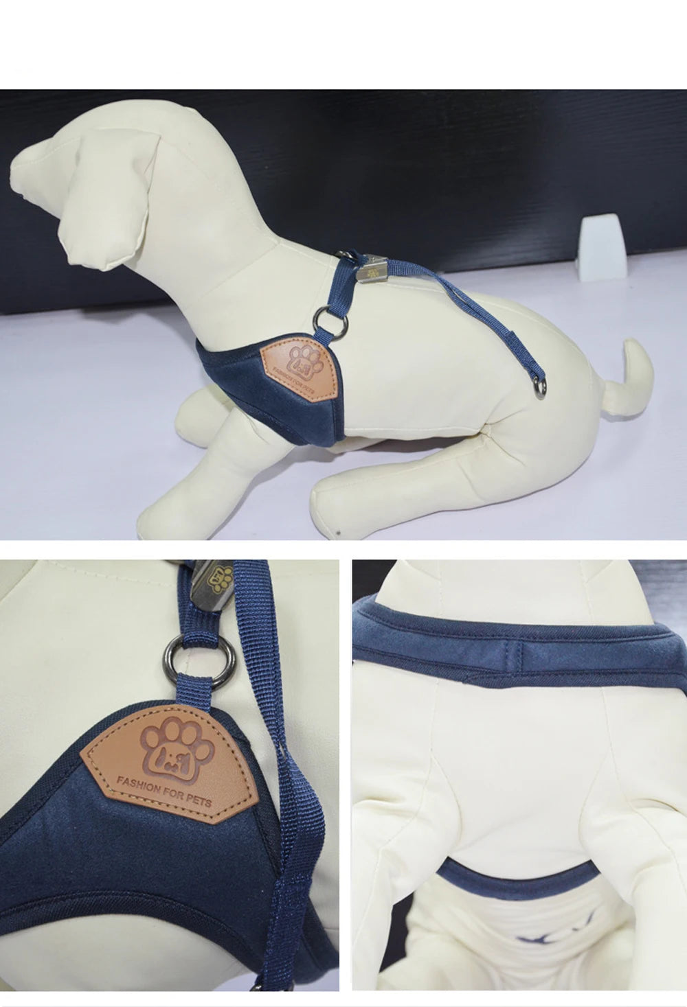 Small Dog Vest Harness Leash Set Pet Chest Strap Walking Medium Dog Harness