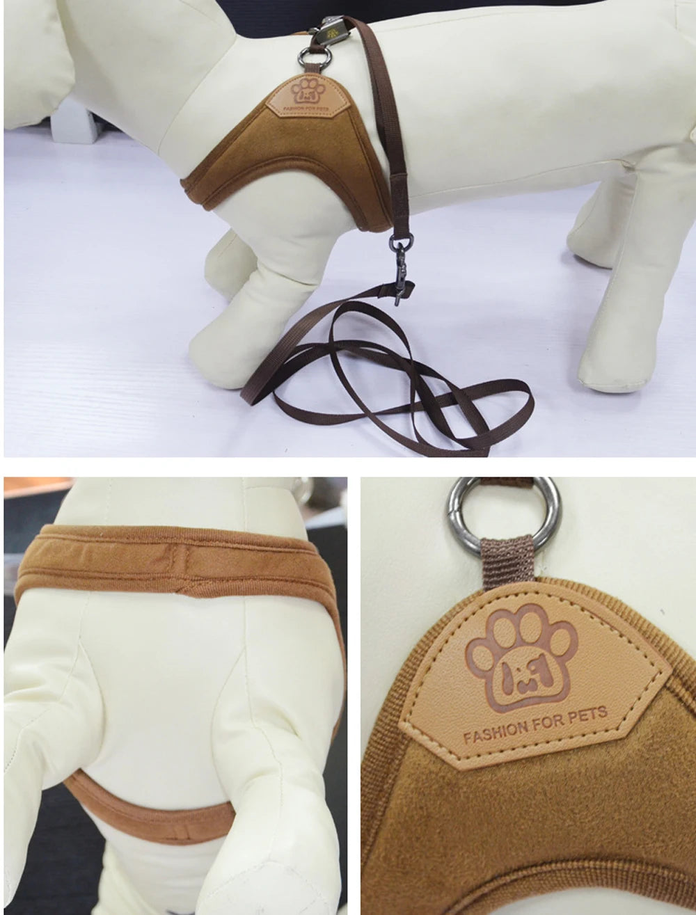 Small Dog Vest Harness Leash Set Pet Chest Strap Walking Medium Dog Harness