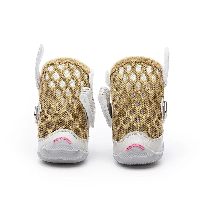Spring/summer Dog Shoes Breathable Soft Pet Boots Yorkshire Terrier Pomeranian Puppy Shoes Dogs Accessories Zapatos Para Perro