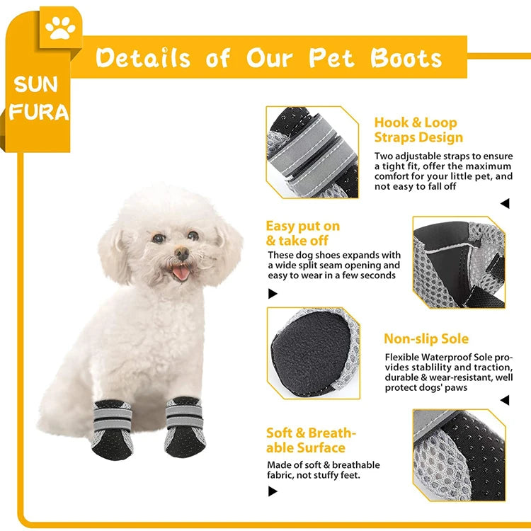 Pet Dog Shoes Puppy Outdoor Soft Bottom For Cat Chihuahua Rain Boots Waterproof Boots Perros Mascotas Botas sapato para cachorro