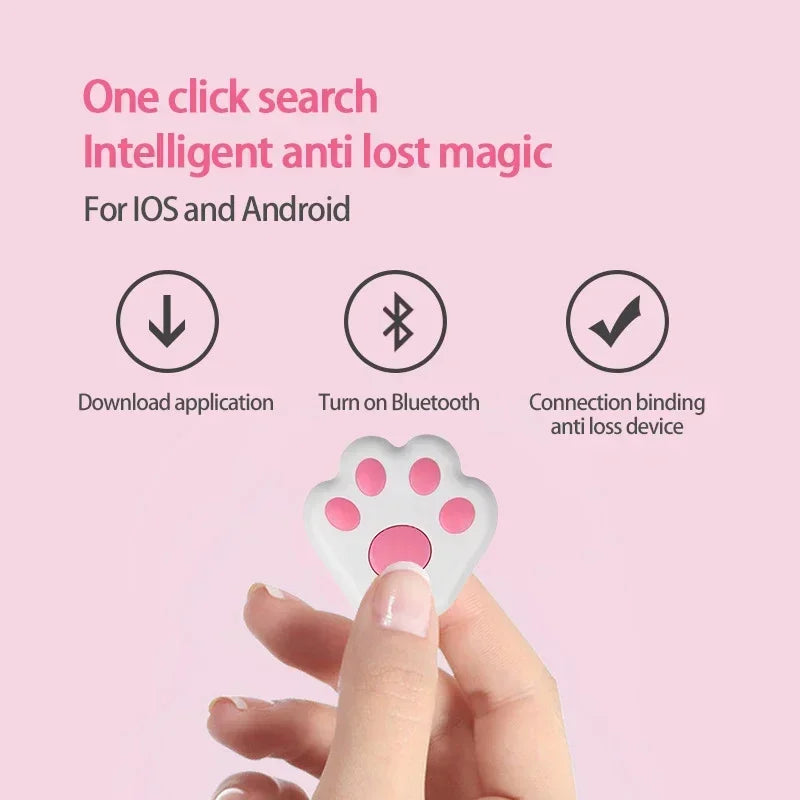Pet Dog Cat Children's Intelligent Anti Loss Device Bluetooth 5.0 Mobile Phone Two-way Alarm Car Wallet Keychain Accessories