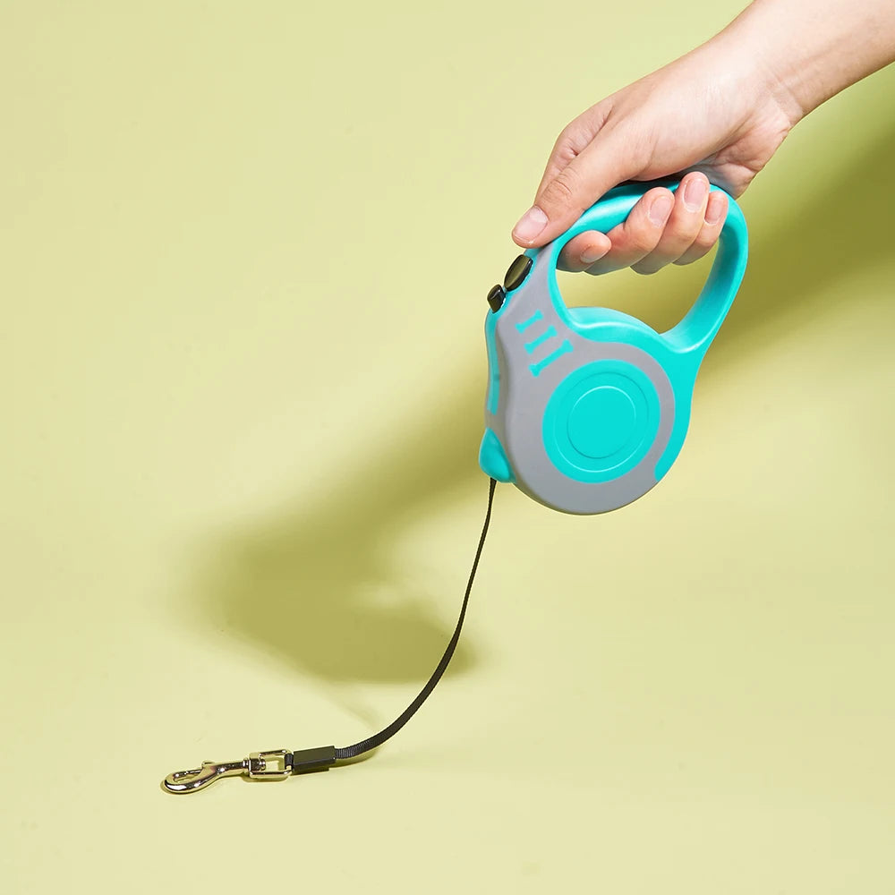 Correa retráctil de 3 m o 5 m comodidad segura para paseos largos y control total