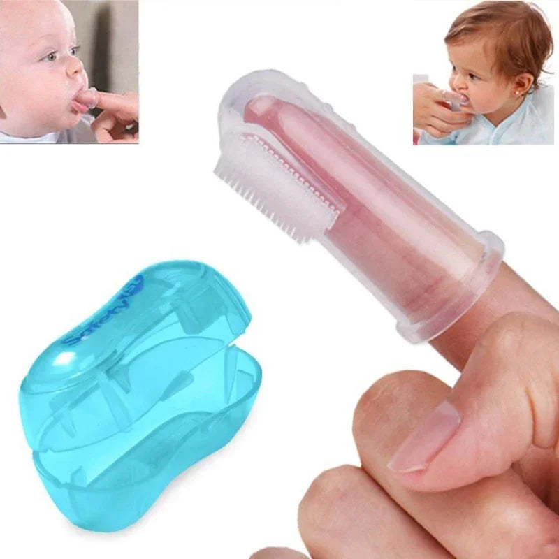 Cepillo Dental de Silicona para Perros y Gatos – Limpieza Suave con el Dedo