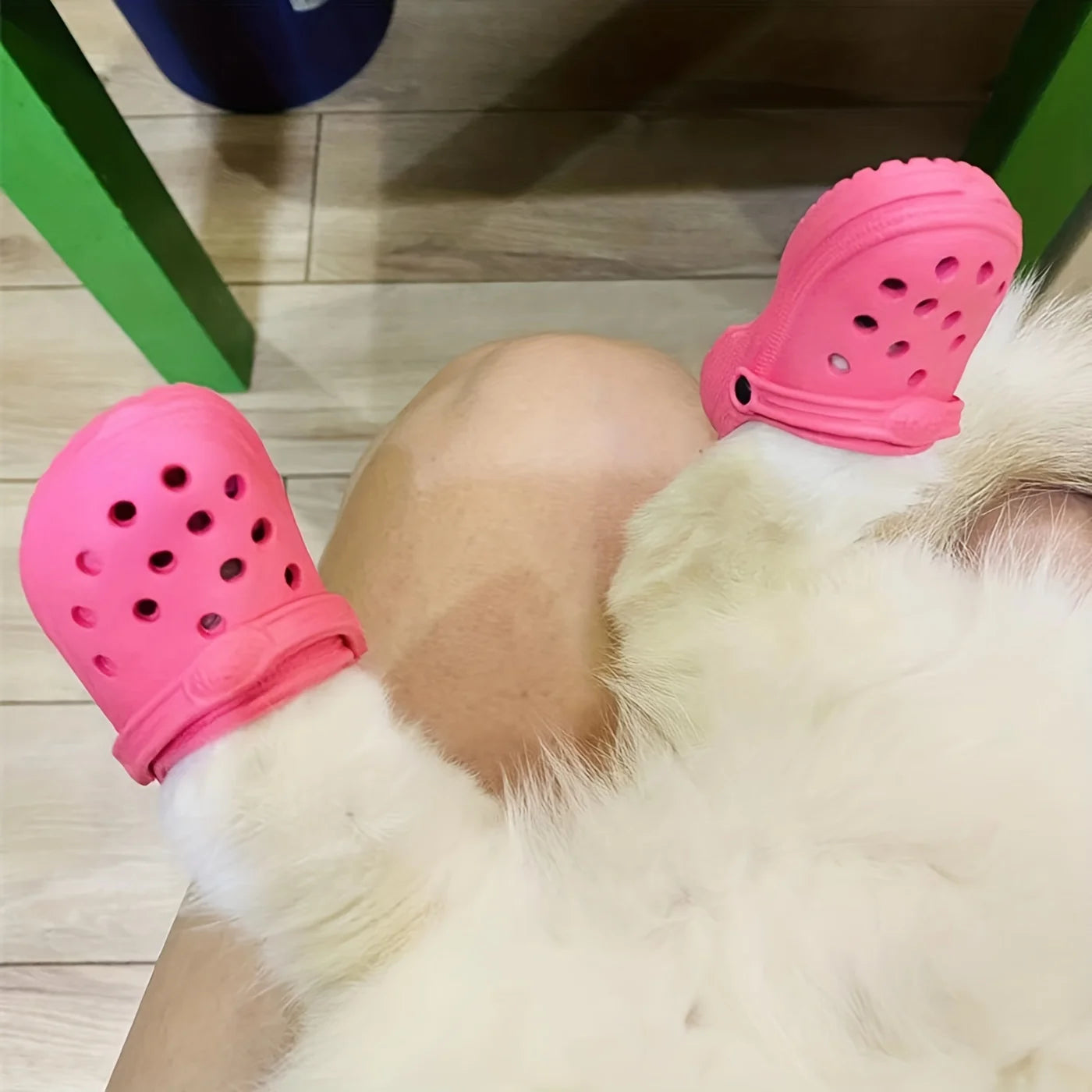 Zapatos con agujeros para perro, zapatillas antideslizantes, resistentes al desgaste, transpirables, a la moda, suministros para