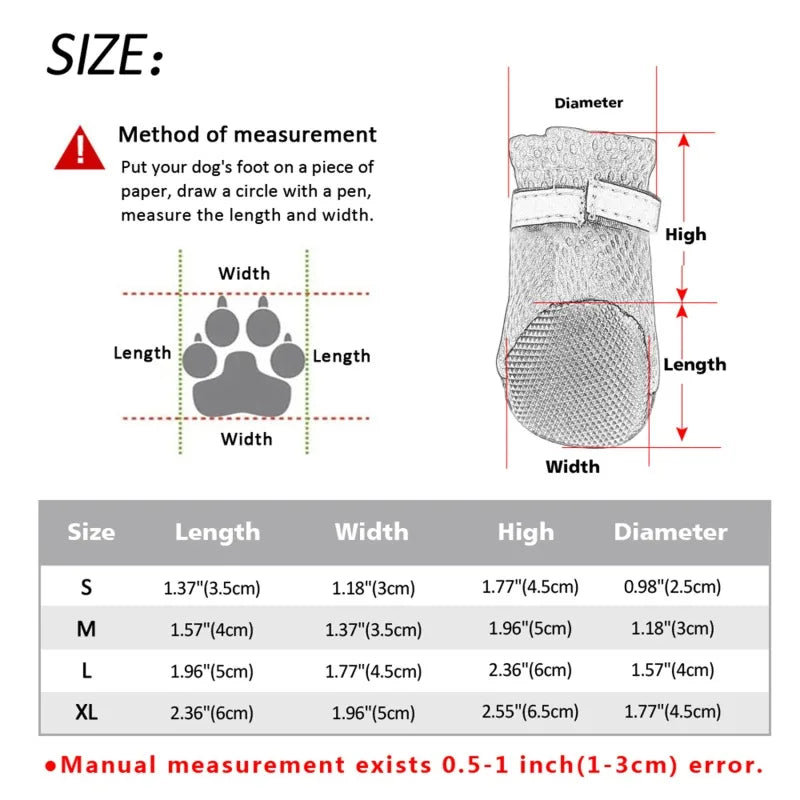 Pet Dog Shoes Puppy Outdoor Soft Bottom For Cat Chihuahua Rain Boots Waterproof Boots Perros Mascotas Botas Sapato Para Cachorro