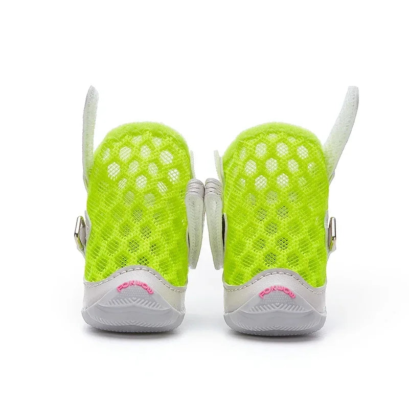 Spring/summer Dog Shoes Breathable Soft Pet Boots Yorkshire Terrier Pomeranian Puppy Shoes Dogs Accessories Zapatos Para Perro