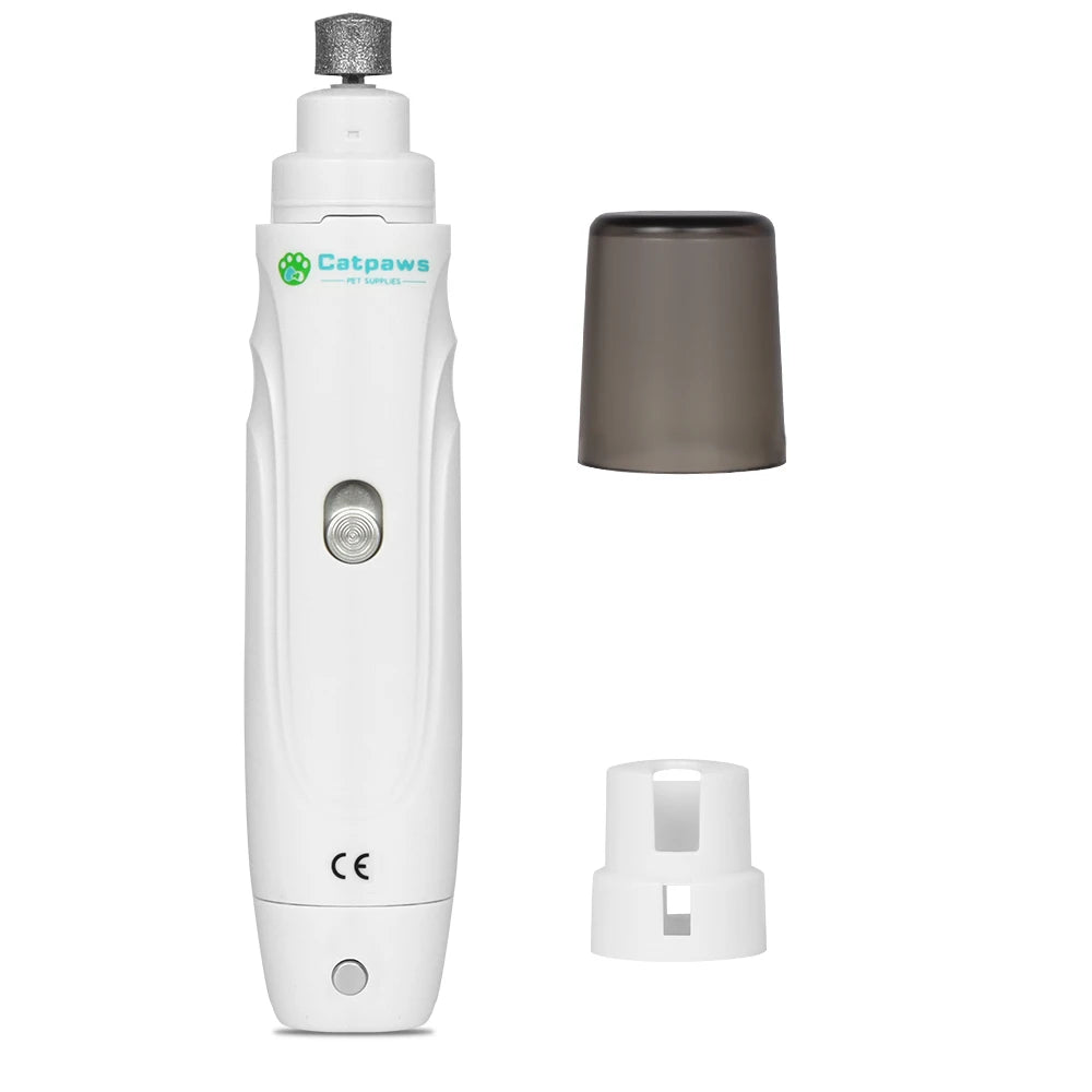 Electric Pet Nail Grinder USB Rechargeable Dog Nail Clippers Elektrische Nail Grinder With Led Light Nail Grooming Trimmer