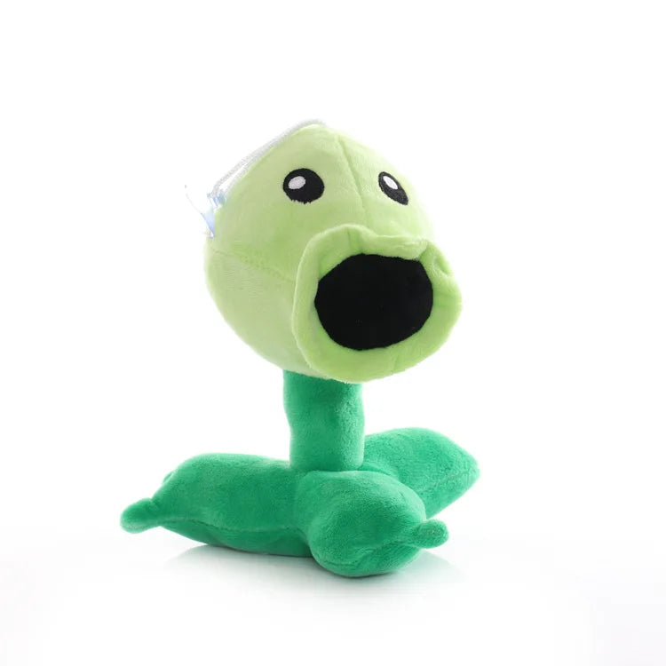 20cm Cartoon Anime Game Plants VS Zombies Stuffed Toys Pendants Peashooter Snow Pea Repeater Threepeater Gatling Pea Kids Gift