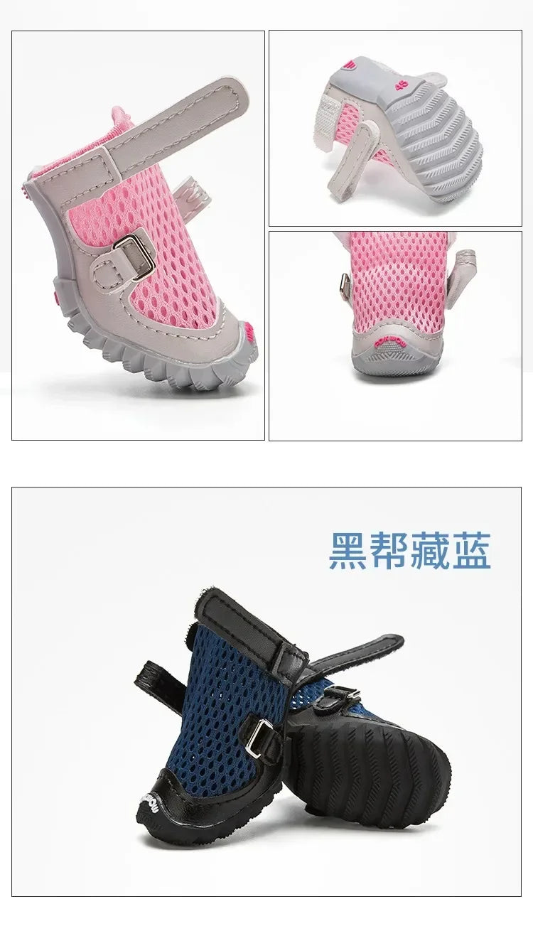 Spring/summer Dog Shoes Breathable Soft Pet Boots Yorkshire Terrier Pomeranian Puppy Shoes Dogs Accessories Zapatos Para Perro