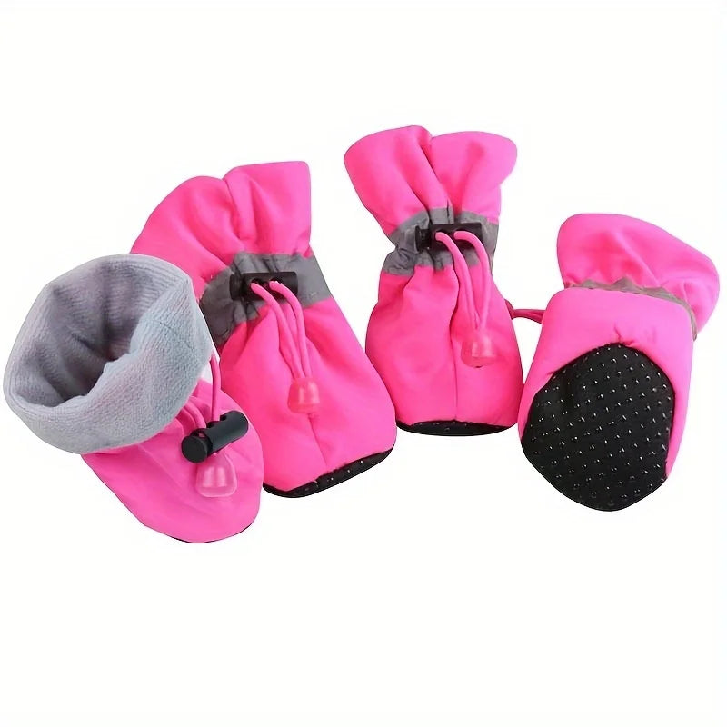 [Waterproof Soft Bottom Dog Boots] Pet Dog Shoes Puppy Outdoor Soft Bottom for Cat Chihuahua Rain Boots Waterproof Boots Perros