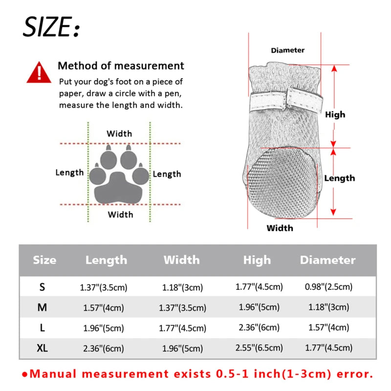 Pet Dog Shoes Puppy Outdoor Soft Bottom For Cat Chihuahua Rain Boots Waterproof Boots Perros Mascotas Botas sapato para cachorro