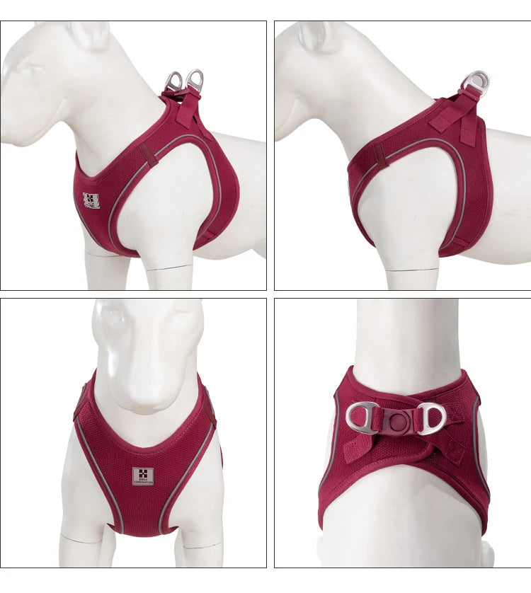 Dog Harness Leash Set for small medium dog Adjustable Reflective Puppy Cat Harness pet Vest Chihuahua Yorkies Outdoor Walking