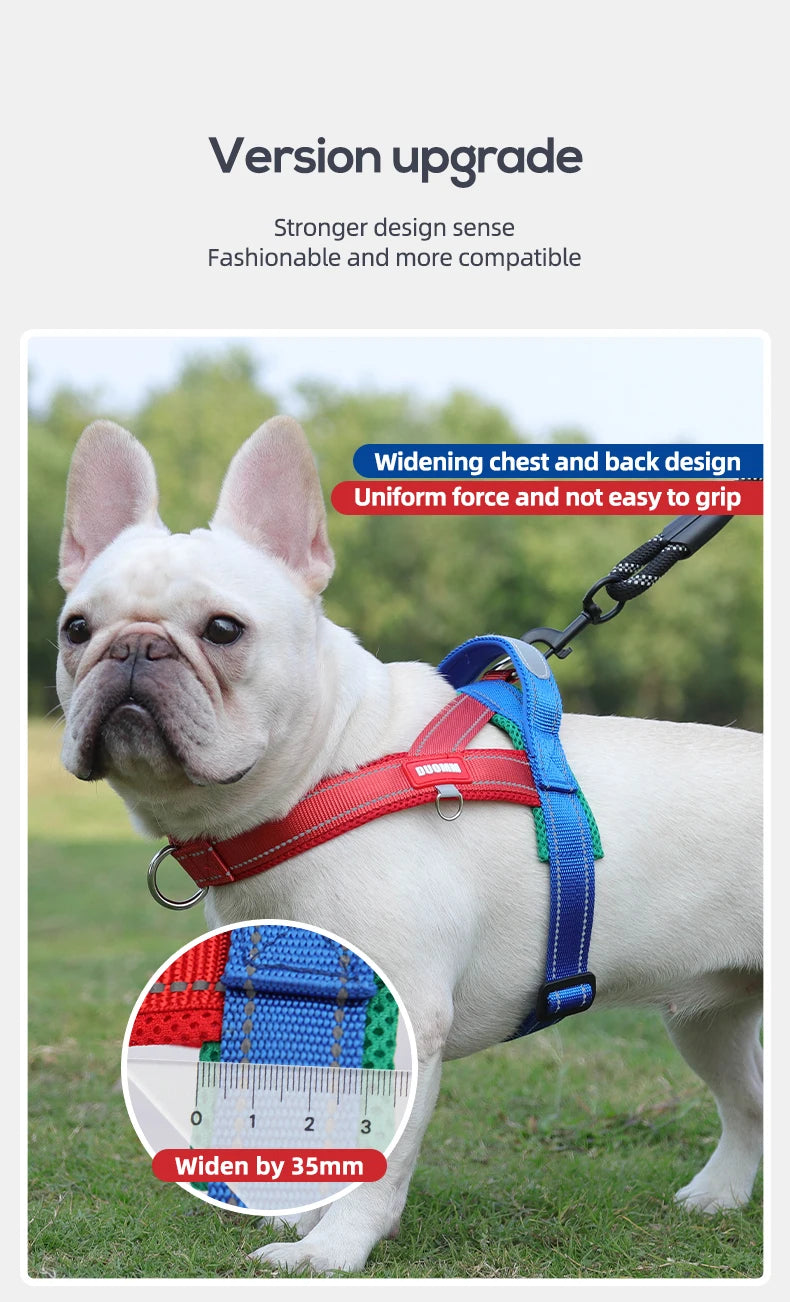 NEW Dogs Harness Saddle-type Pet Chest Strap for Small Medium Large Dogs Harnesses Puppy Collar Outdoor Walking Dogs Supplies