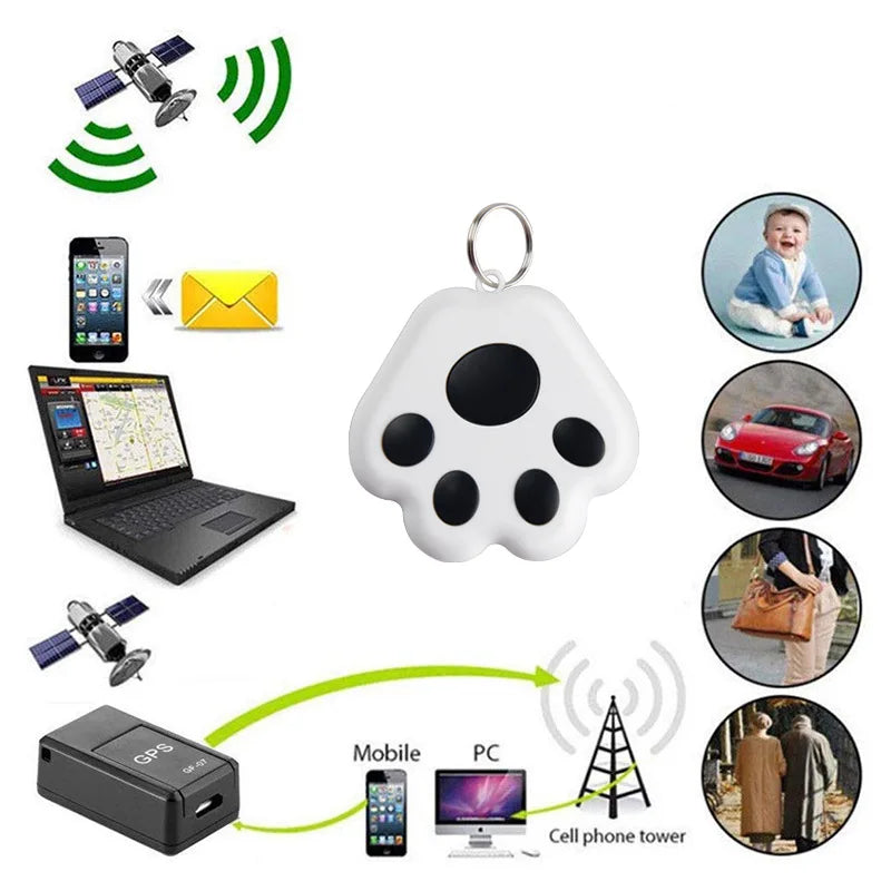 Pet Dog Cat Children's Intelligent Anti Loss Device Bluetooth 5.0 Mobile Phone Two-way Alarm Car Wallet Keychain Accessories